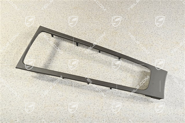 Cover, centre console, Leather Agate Grey
