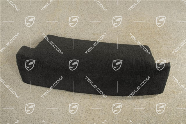 Verkleidung, Sitzgestell, Tuftingvelour, Schwarz, L