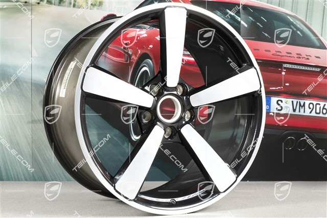 21" Felga Carrera Exclusive, 11,5J x 21 ET67, czarny wysoki połysk