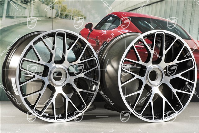 20-inch Turbo S wheel set, central lock, 9J x 20 ET51 + 11,5J x 20 ET56
