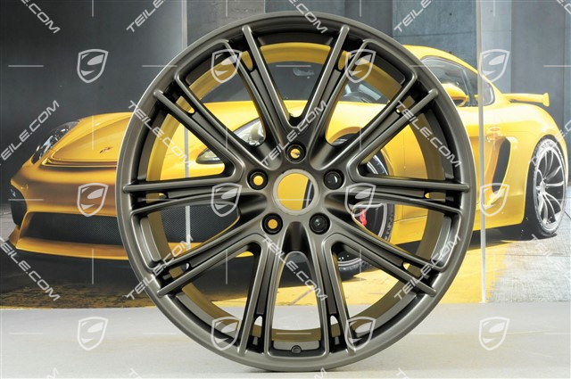 21" Felga Panamera Exclusiv, 11,5J x 21 ET69, platinum satynowy mat