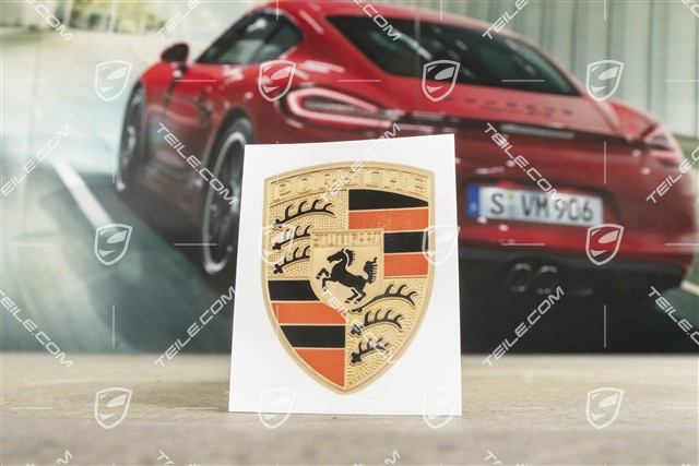 Porsche Deckelwappen Aufkleber