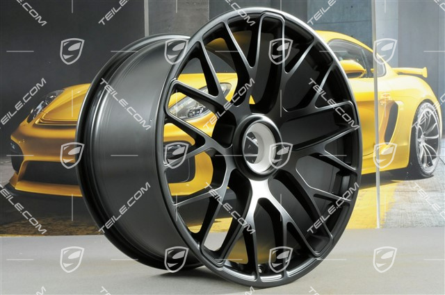 20-inch wheel Turbo S, central locking, 11J x 20 ET59, black satin mat