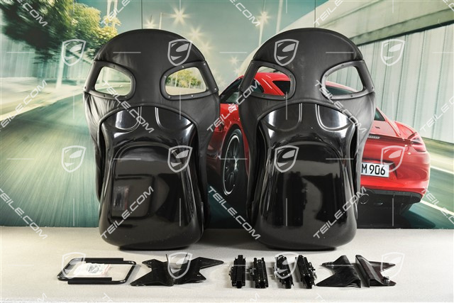 Bucket seats, leather black, L+R