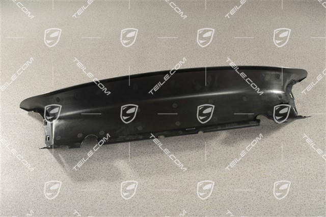 Spyder, Front bumper Air guide inlet / duct / cover, upper, centre, Satin black