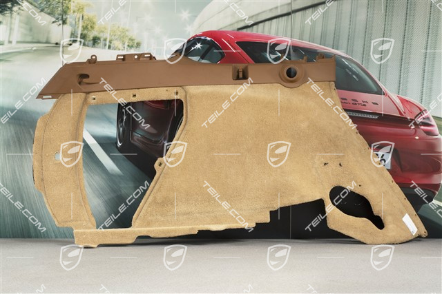 Kofferraumabdeckung / Seitenwandverkleidung, Teppich / Perlvelours, Havanna / Sandbeige, L