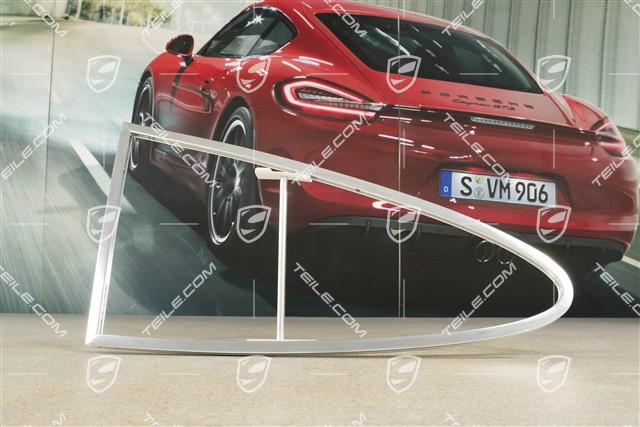 Trim frame, Side window, Chrome, Coupe, R