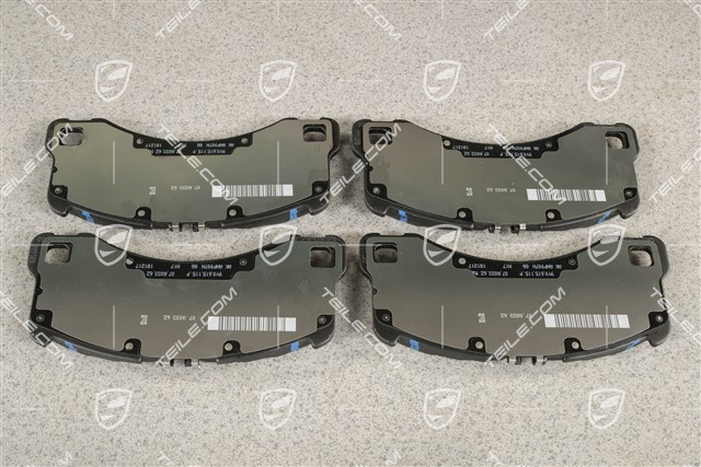 Brake pads, front axle, 18"