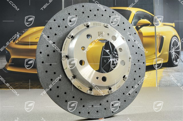 PCCB Ceramiczna tarcza hamulcowa, Boxster S/Cayman S/Cayman R, L