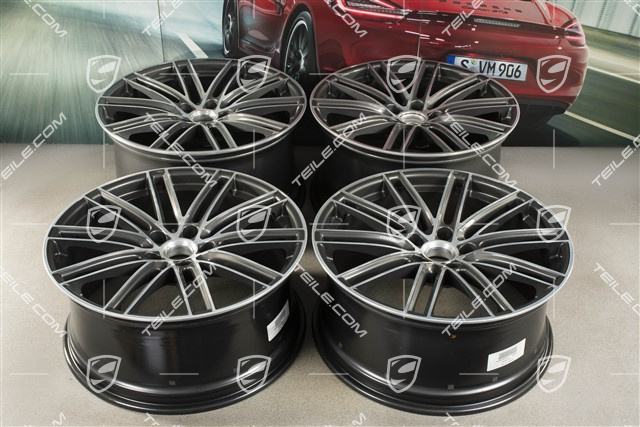 22-inch wheel rim setTurbo IV, 11,5J x 22 ET52 + 10J x 22 ET48, for Cayenne Coupé