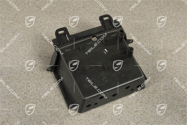 Centre Console Shelf, Front, Black matte