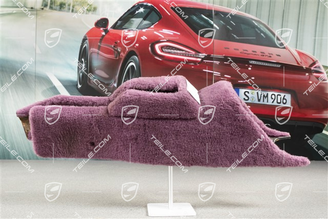 Centre console / tunnel, lower part, cloth, Magenta