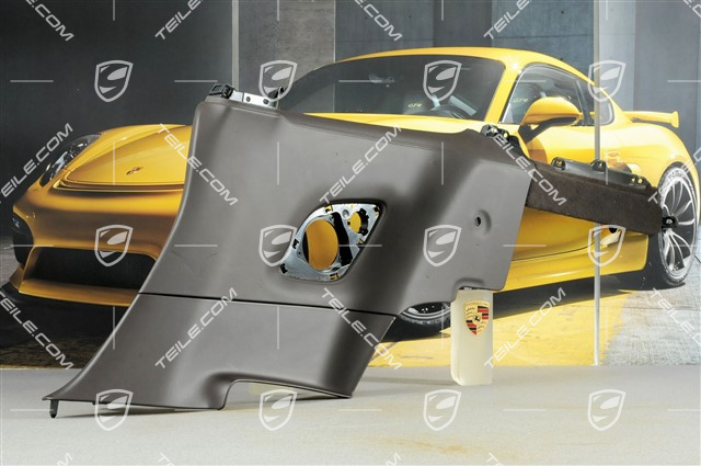 Seitenwandverkleidung, hinten, Leder, Espresso, Coupe, R Seitenwandverkleidung, hinten, Leder, Espresso, Coupe, R