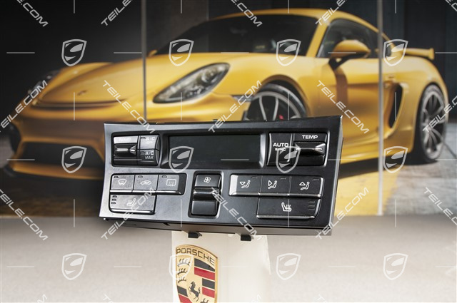 Air condition control unit, heatable seats