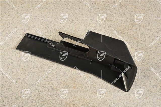 Abdeckung, Abdeckschiene für Vordersitz, Hinten, Schwarz