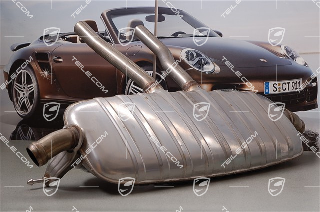 Rear silencer, Cayenne S, 4.8 V8, 380 PS
