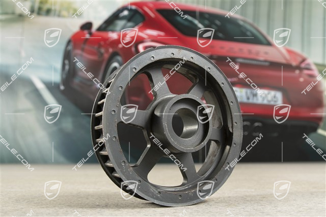 Engine belt pulley
