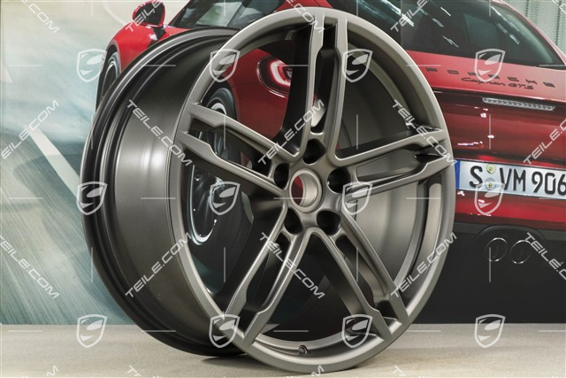 19" Felga, Turbo, 9J x 19 ET21, platinum satynowy mat