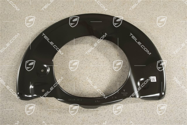Front axle disc brake protective plate, R