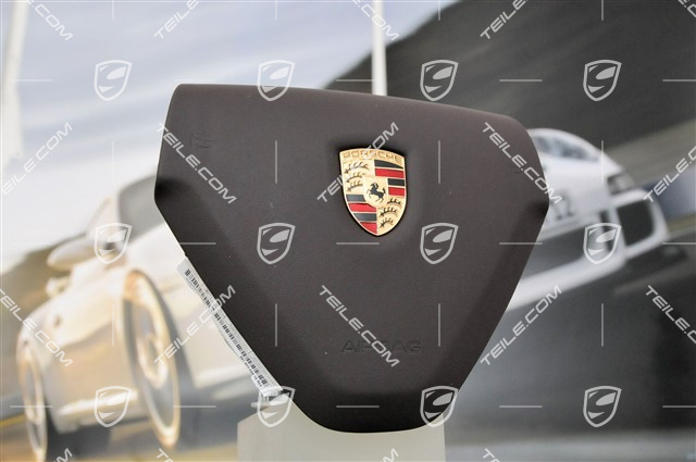 Airbag, 3-Speichen, Leder, cocoa