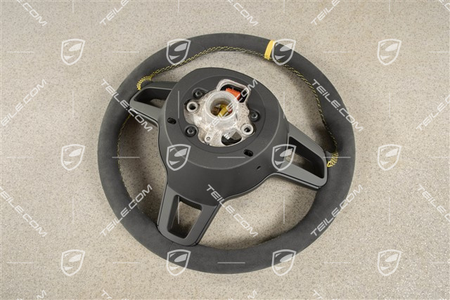 Sports Steering wheel GT, Alcantara, black/speed yellow, 12 o'clock marking Speed yellow