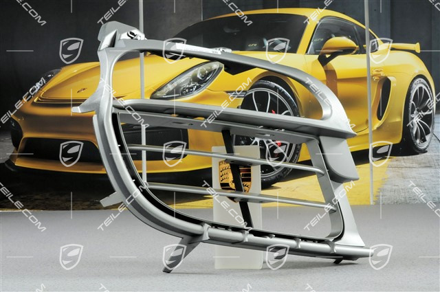 Retaining frame / grille, titanium metallic, C4 / C4S, R Retaining frame / grille, titanium metallic, C4 / C4S, R