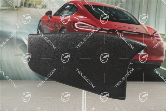Coupe/ Targa, Centre console / tunnel cover, Leatherette, Lateral, Black, R