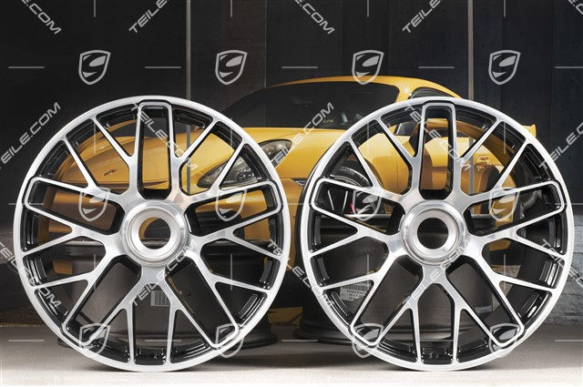 20-inch Turbo S wheel set, central lock, 9J x 20 ET51 + 11,5J x 20 ET56
