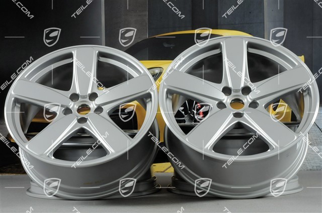19"-inch alloy wheel Macan SportClassic, 8J x 19 ET21 + 9J x 19 ET21, Silver Metallic