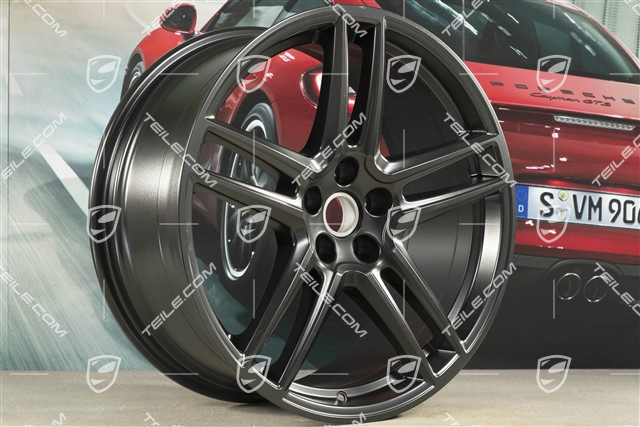 20" Felga "Macan Turbo", 9J x 20 ET26, CMS, czarny półmat