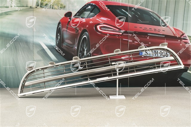 Front bumper Grille centre, Platinum Silver Metallic