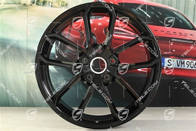 20-inch SPYDER wheel rim, 8,5J x 20 ET57, black high gloss