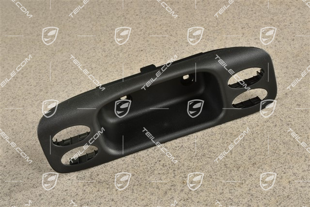 Ashtray mounting / switch trim, Black-grey