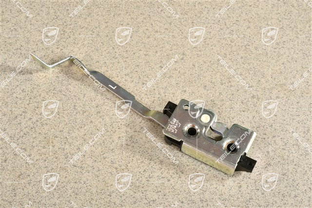 Folding rear seat backrest lock / latch, L