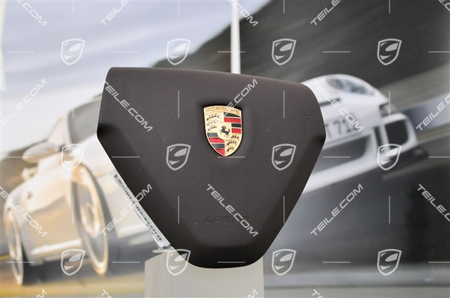 Airbag, 3-Speichen, Leder, cocoa