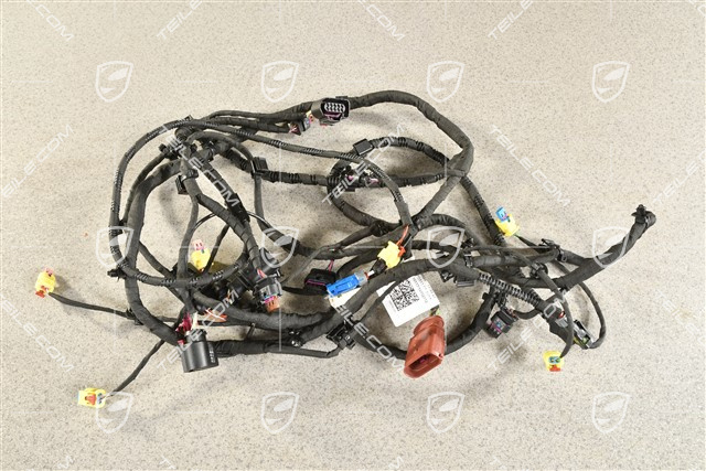 Wiring harness front bumper, Extended and crash-active pedestrian protection