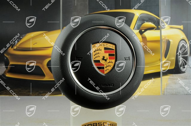 Airbag, plastikowy, lekkie rysy, czarny Airbag, plastikowy, lekkie rysy, czarny