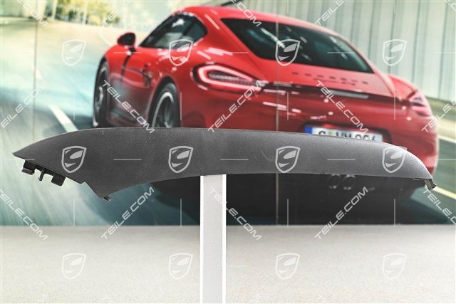 Disc / cover lower for front bumper retaining frame, Black, R