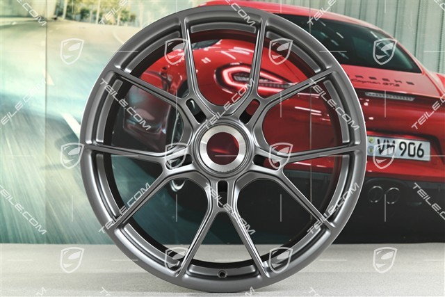 20" GT3 Felge, 9,5J x 20 ET46, dark silver