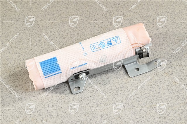 Curtain airbag unit, backseat backrest, R