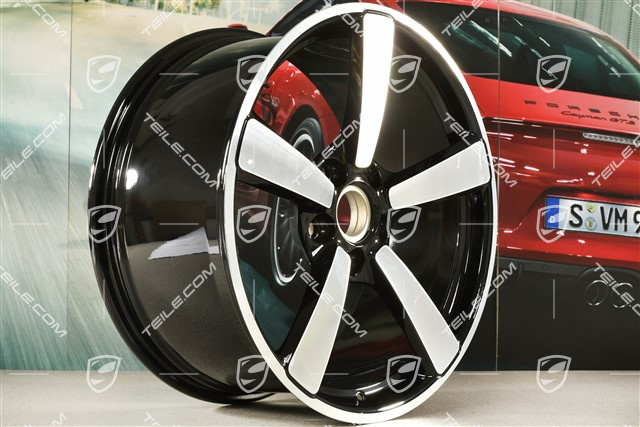 20" Felga Carrera Exclusive, 9,5J x 20 ET44, czarny wysoki połysk