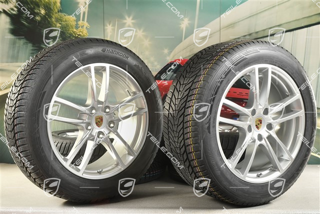 20-inch Cayenne COUPE Sport winter wheel set, rims 9J x 20 ET50 + 10,5J x 20 ET55 + NEW Hankook winter tyres 255/55 R20 + 295/45 R20, with TPMS