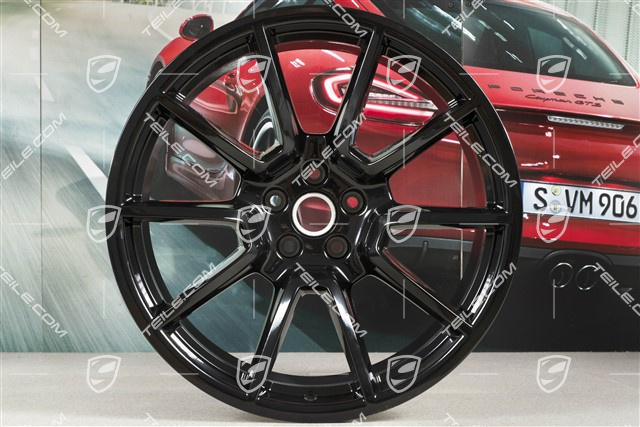20-inch alloy wheel "Macan SportDesign" 10J x 20 ET19, black high gloss