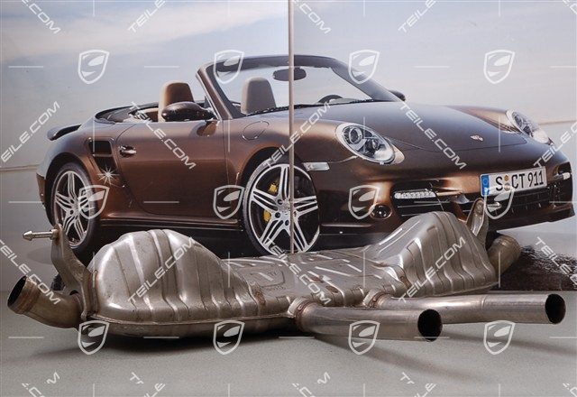 Rear silencer, Cayenne S, 4.8 V8, 380 PS