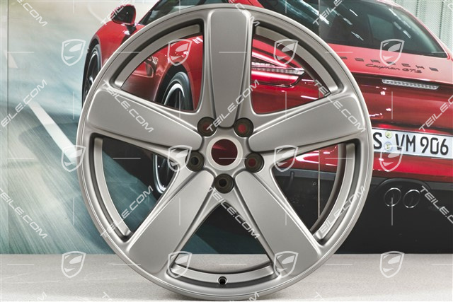 19" "Sport Classic" Felgensatz, Felgen 8,5J x 19 ET21 + 9J x 19 ET21 Platinum Seidenmatt