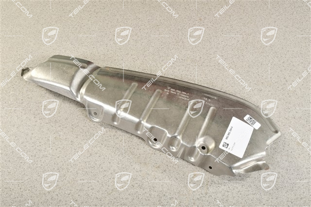 Baffle, front seat, R