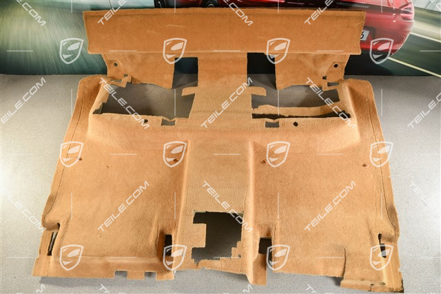 Bodenbelag, hinten, Teppich / Perlvelours, Sandbeige
