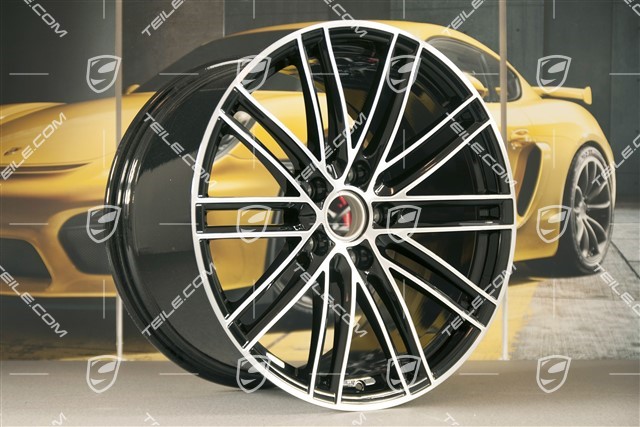 20" Felga 911 Turbo IV, 11,5J x 20 ET56, czarny wysoki połysk