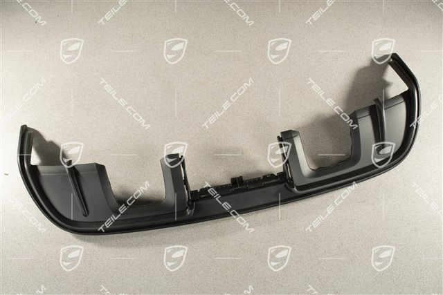 Rear bumper lower cover / diffuser, Black matte, GT4