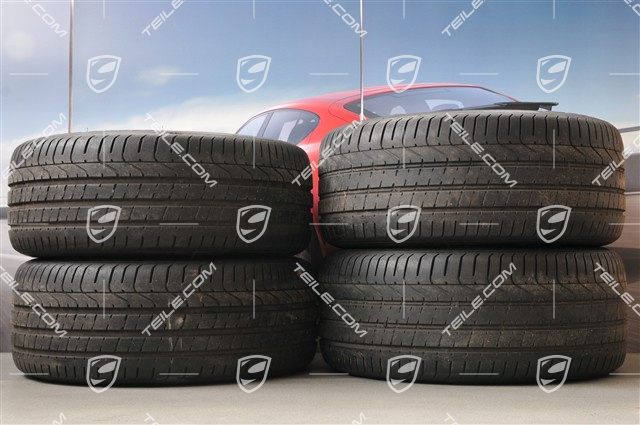 18" Panamera S Sommerräder Satz, Felgen 8J x 18 ET59 + 9J x 18 ET53 + Reifen Pirelli P-Zero 245/50 R18 + 275/45 R18